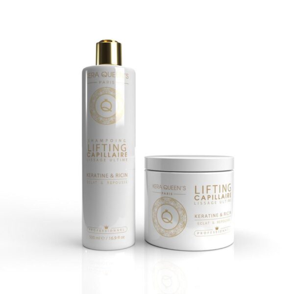 Gamme Lifting Kératine & Ricin – Shampoing + Soin 500ml