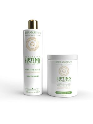 Gamme Lifting Kératine & Ail – Shampoing + Soin 500ml