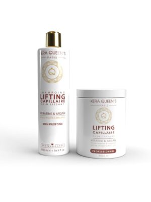 Gamme Lifting Kératine & Argan – Shampoing + Soin 500ml