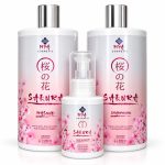 Kit d’entretien Sakura – Shampooing, Masque & Crystal Serum MYA COSMETIC